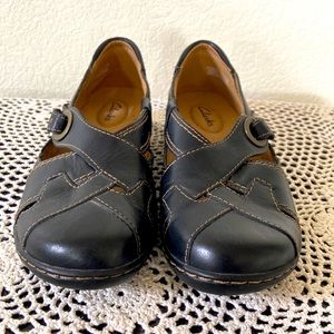 Clarks Leather Mary Jane Shoes